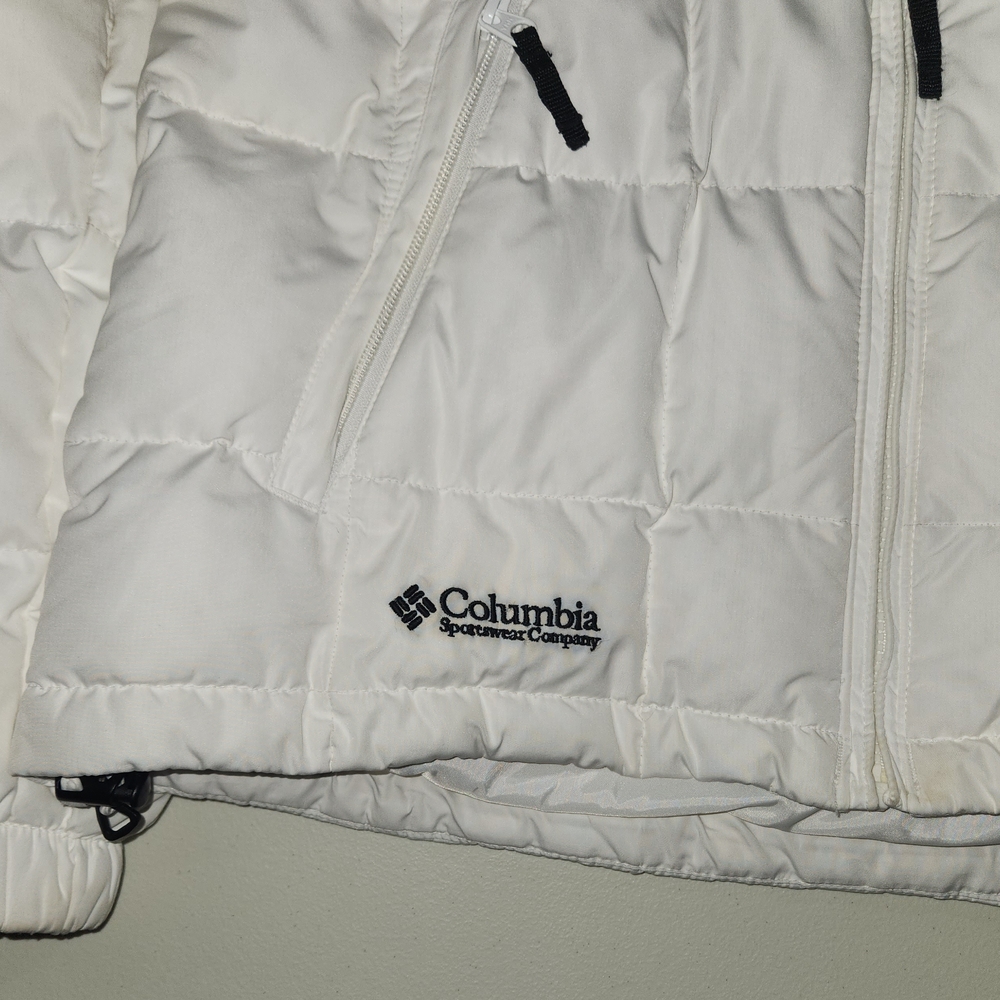 Columbia Women's White Puffer Jacket Size L - Picture 5 of 8